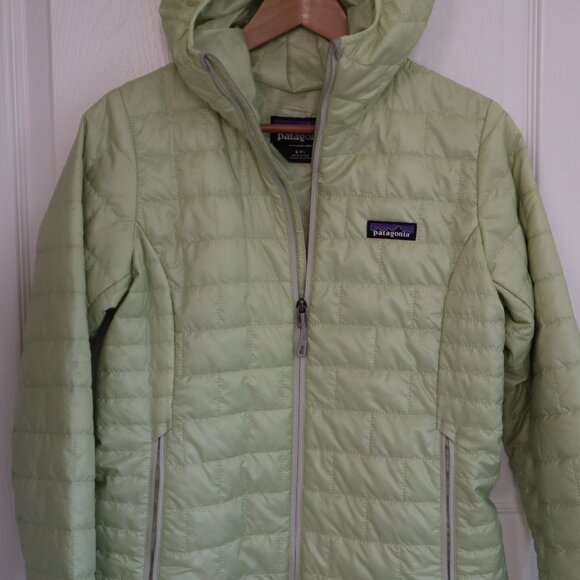 Patagonia Women's Nano Puff Hoody Small S, Color Mint - Picture 4 of 9